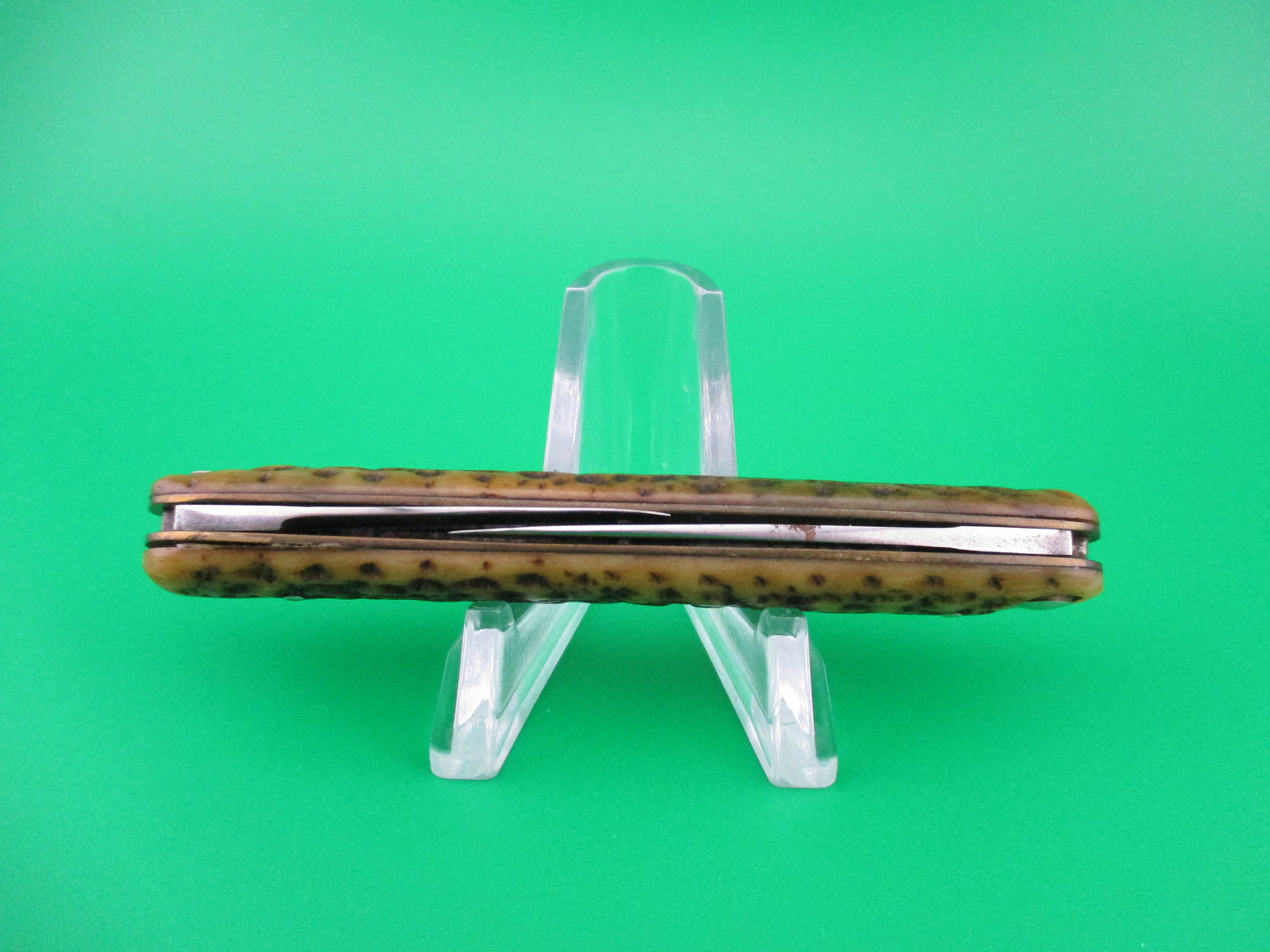 z Press Button Knife Co medium Bone double automatic knife