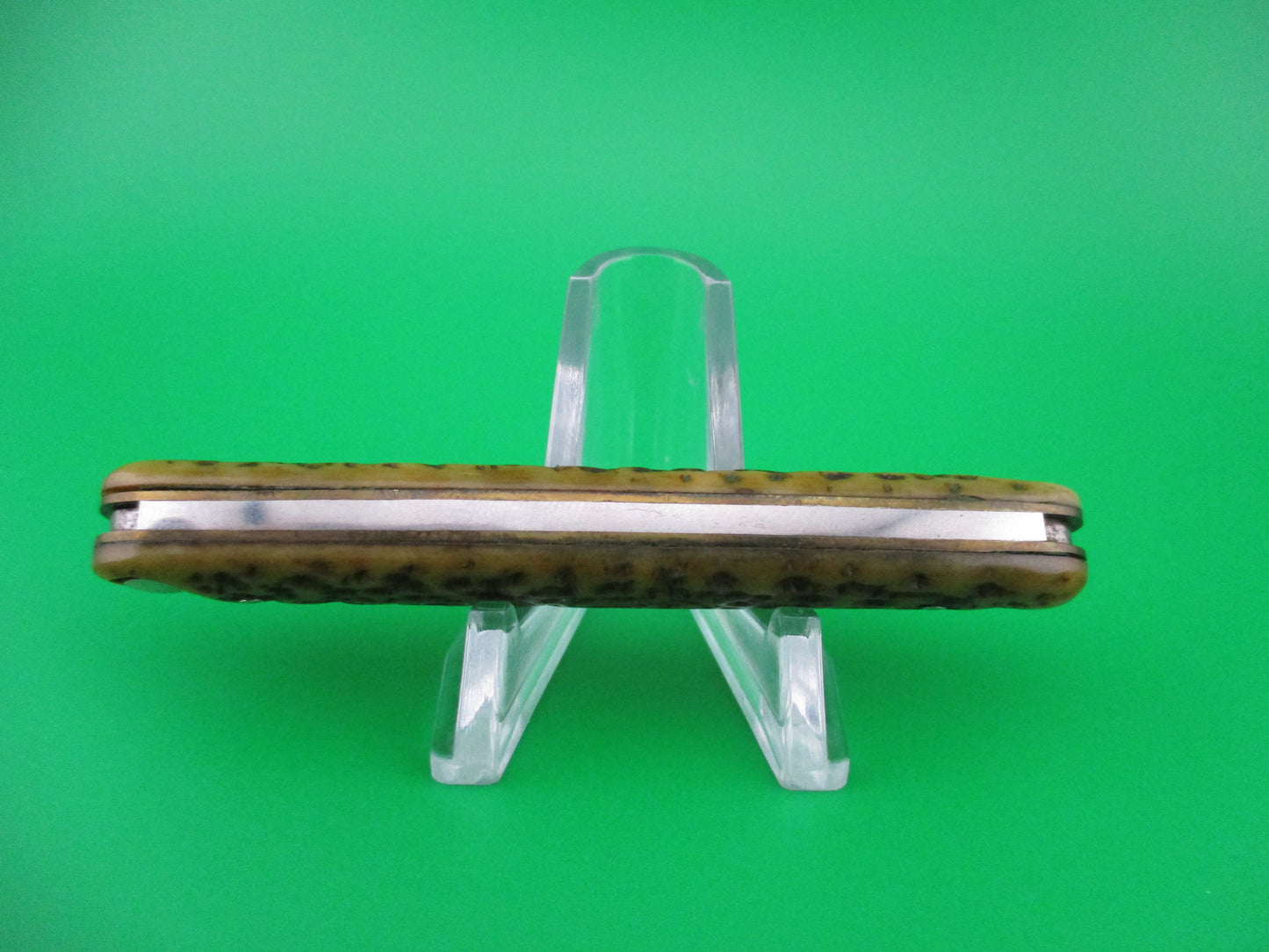 z Press Button Knife Co medium Bone double automatic knife