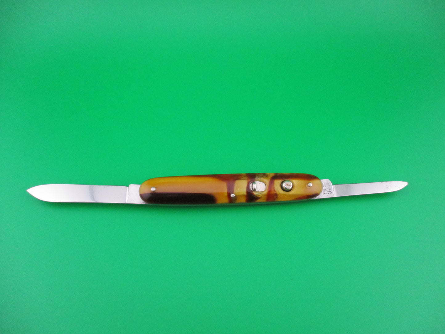 Schrade Cut Co Medium double Butter & Molasses switchblade knife