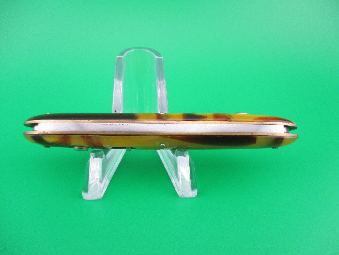 Schrade Cut Co Medium double Butter & Molasses switchblade knife