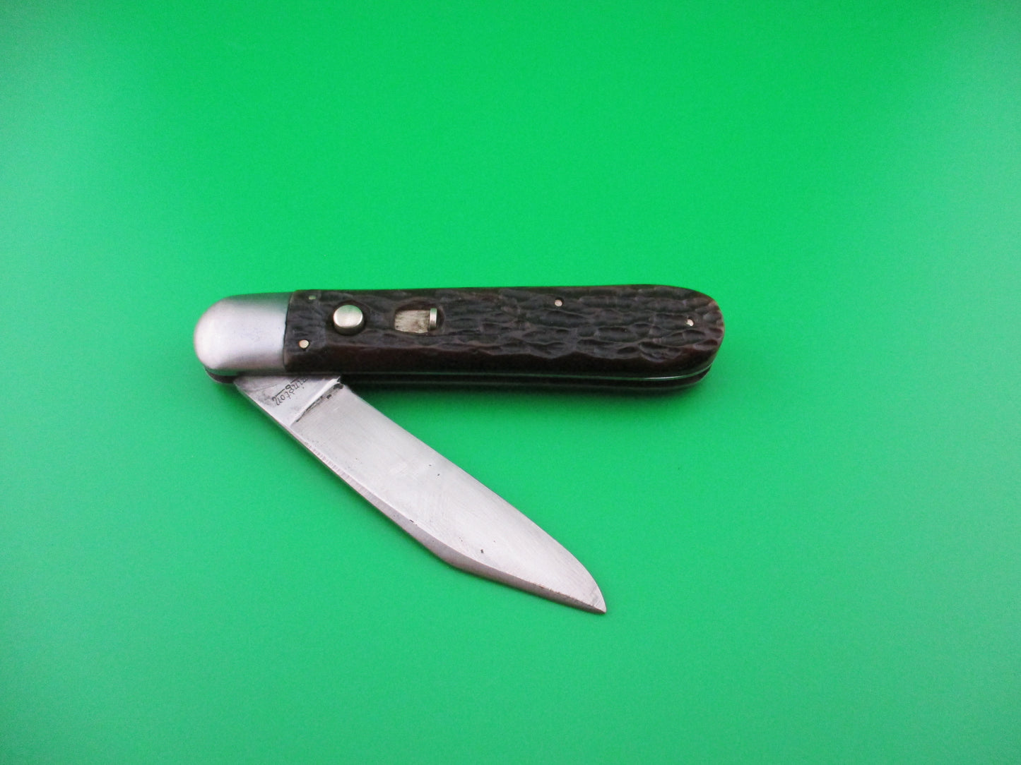 z REMINGTON 2303 Vintage 1940s Bone switchblade knife