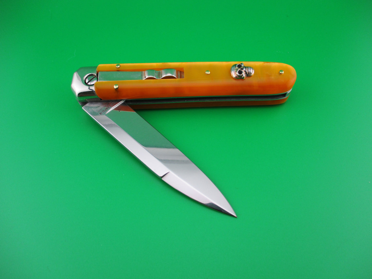 z AGA CAMPOLIN BARON 21cm Limited Edition 2022 Italian automatic knife Skull