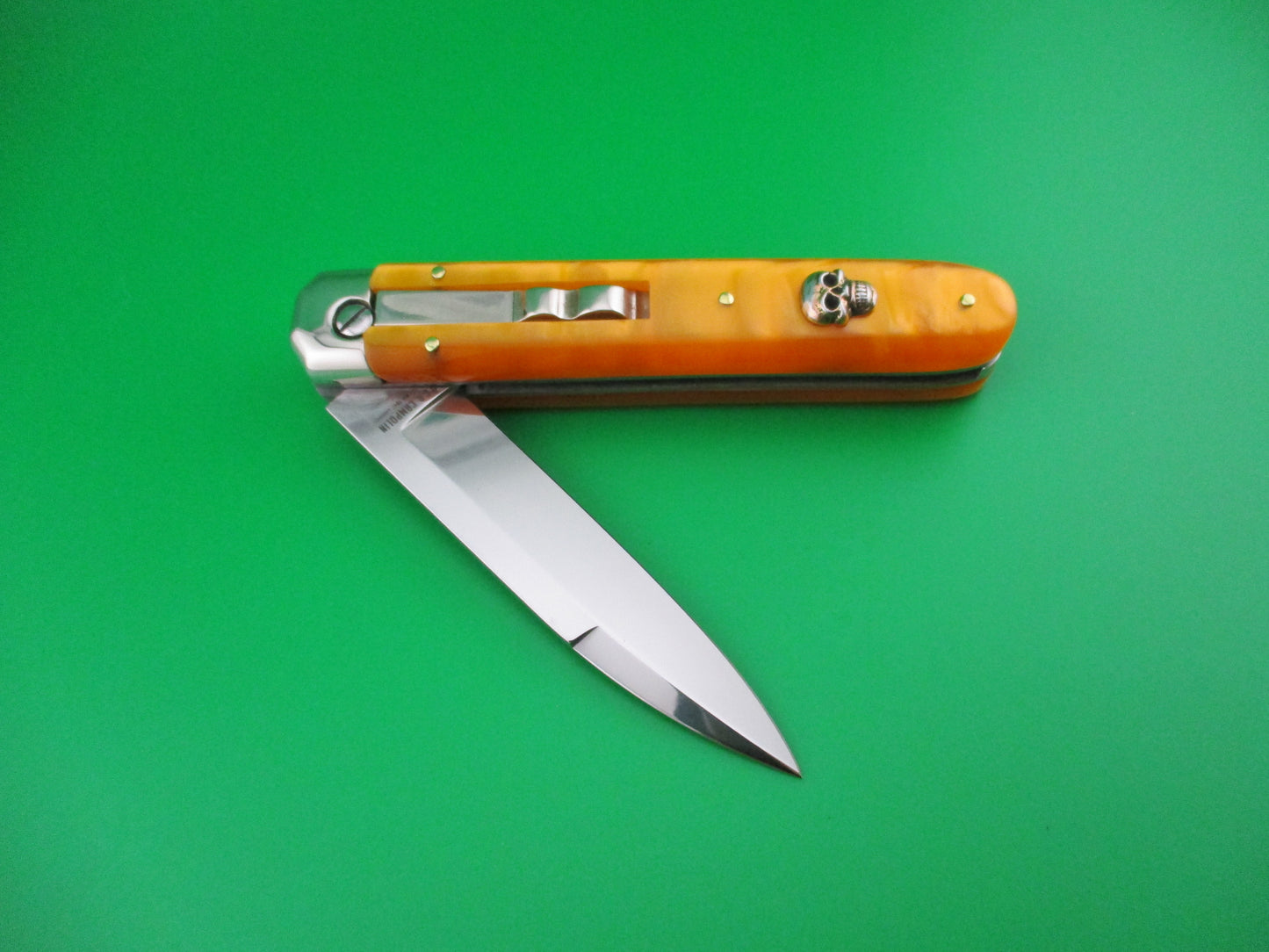 z AGA CAMPOLIN BARON 21cm Limited Edition 2022 Italian automatic knife Skull