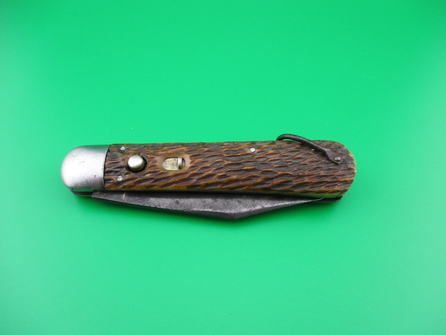 z SCHRADE CUT CO M2 Bone WWII Paratrooper Military issue switchblade knife