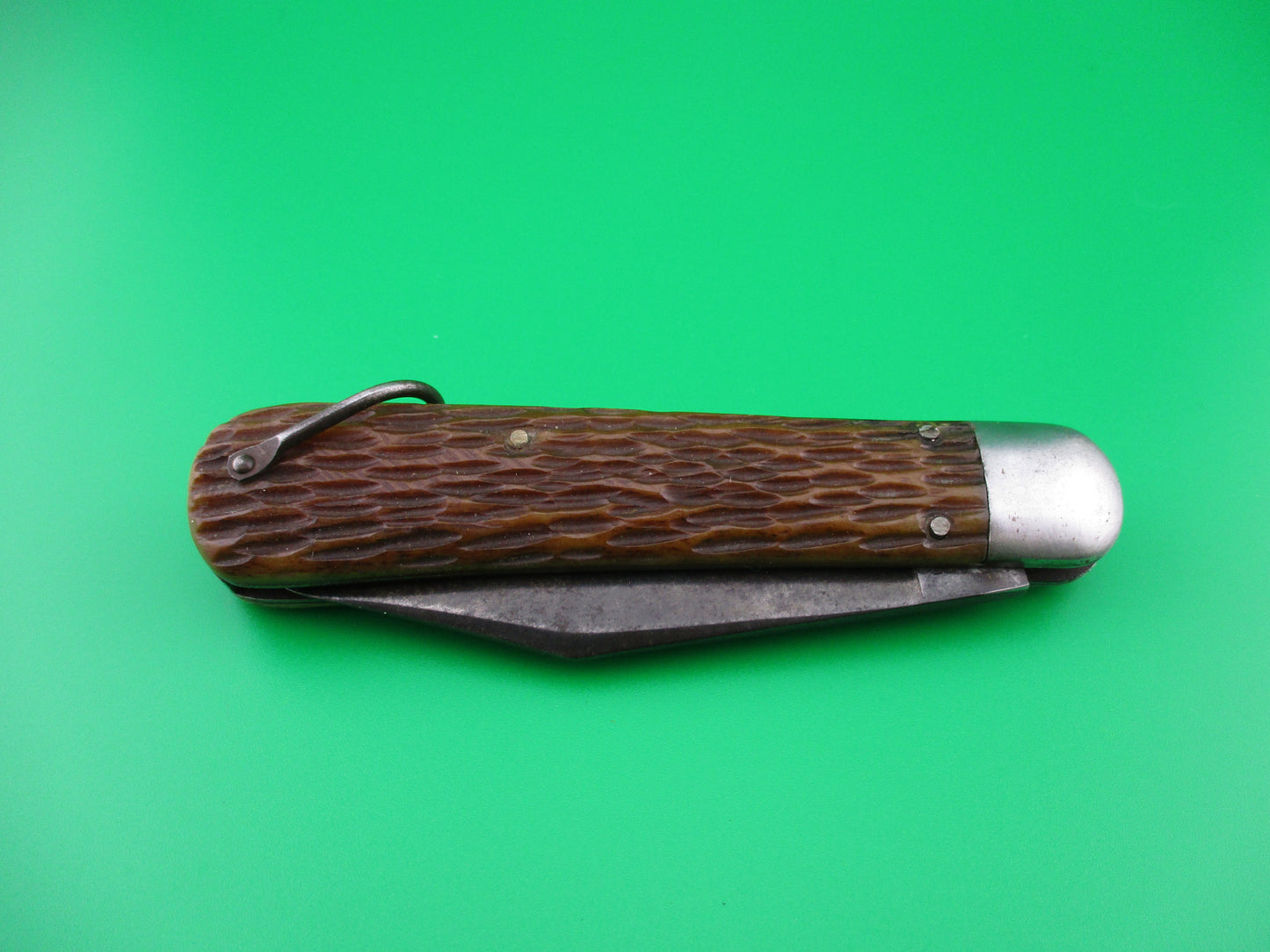 z SCHRADE CUT CO M2 Bone WWII Paratrooper Military issue switchblade knife