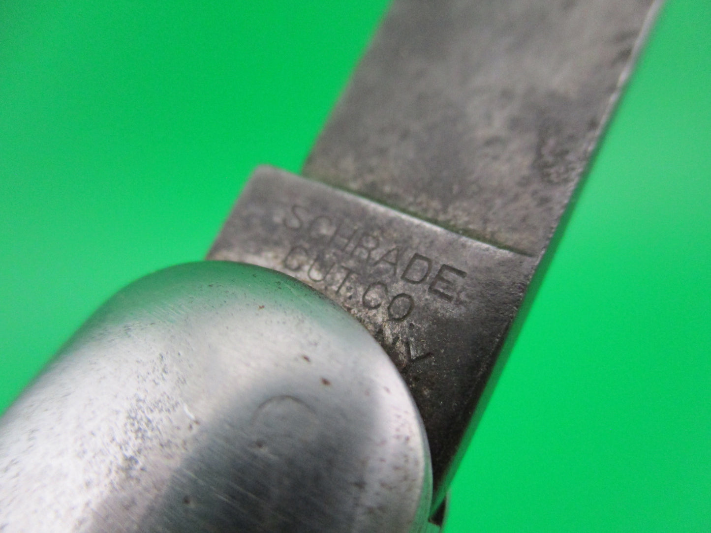 z SCHRADE CUT CO M2 Bone WWII Paratrooper Military issue switchblade knife