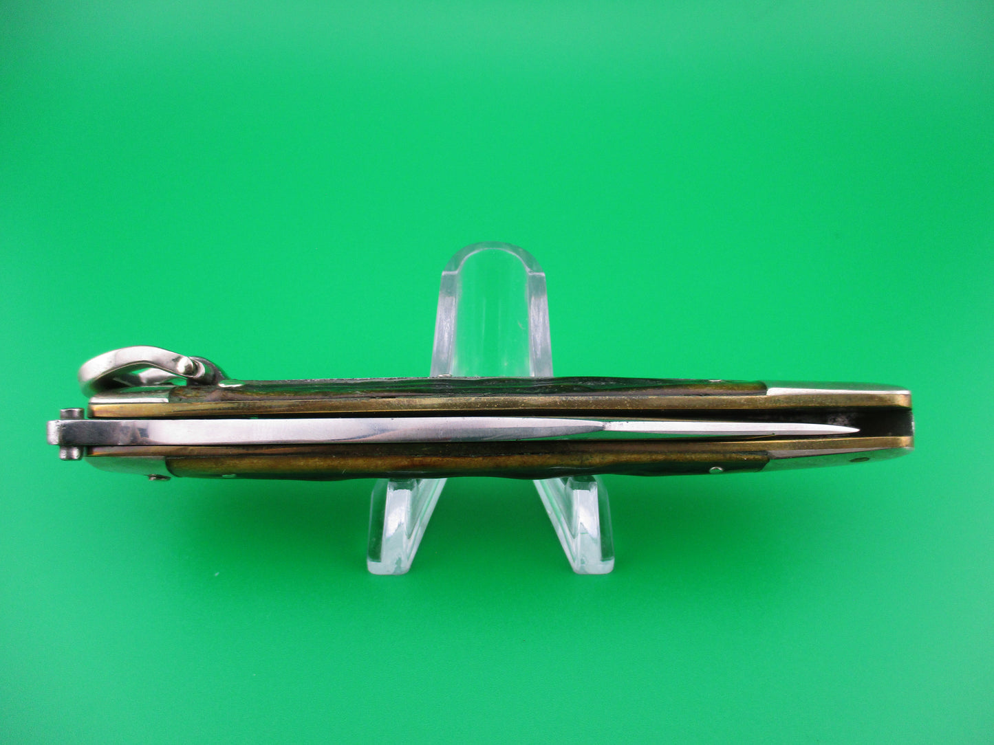 z KABAR 21105 Vintage Teardrop Lever Stag automatic knife