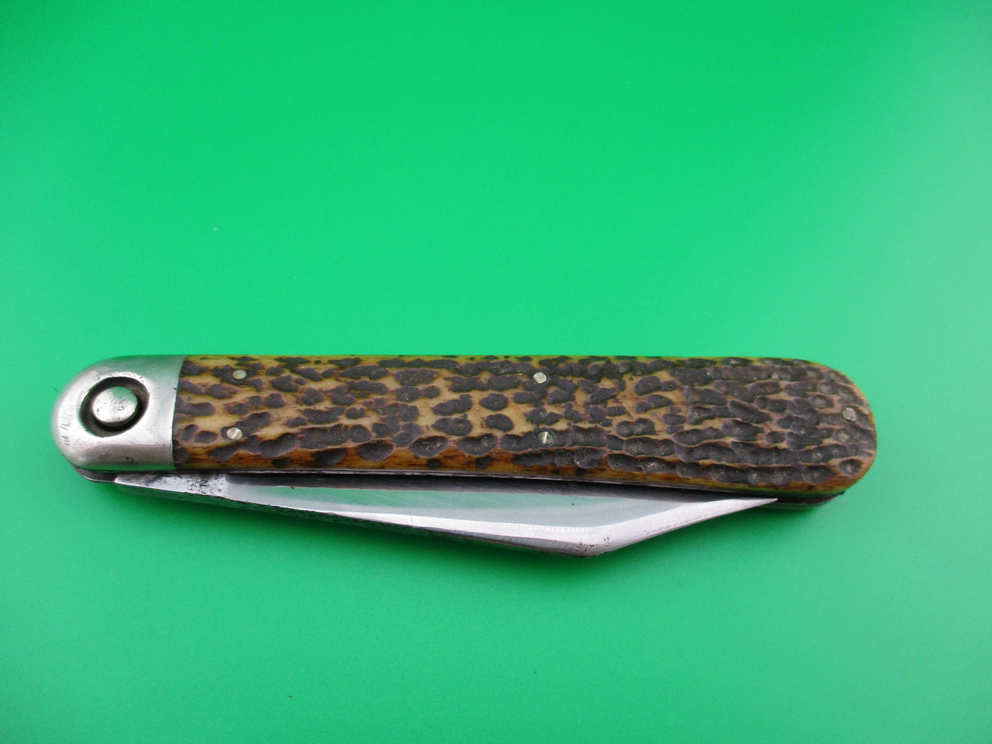 z Press Button Knife Co INVINCIBLE antique switchblade knife