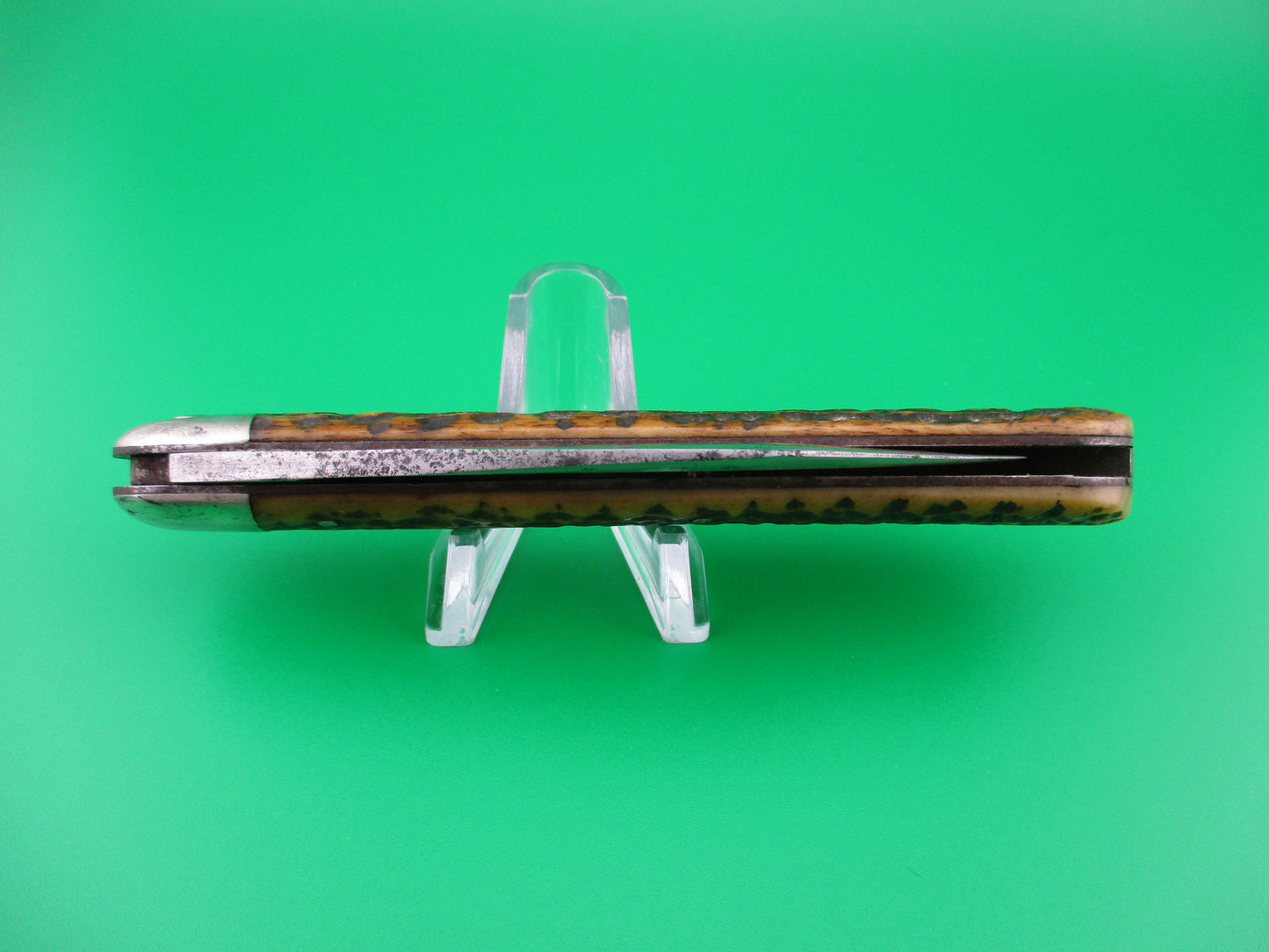 z Press Button Knife Co INVINCIBLE antique switchblade knife