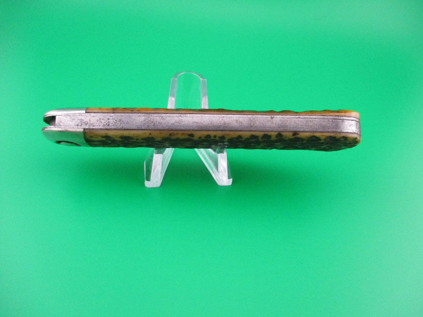 z Press Button Knife Co INVINCIBLE antique switchblade knife