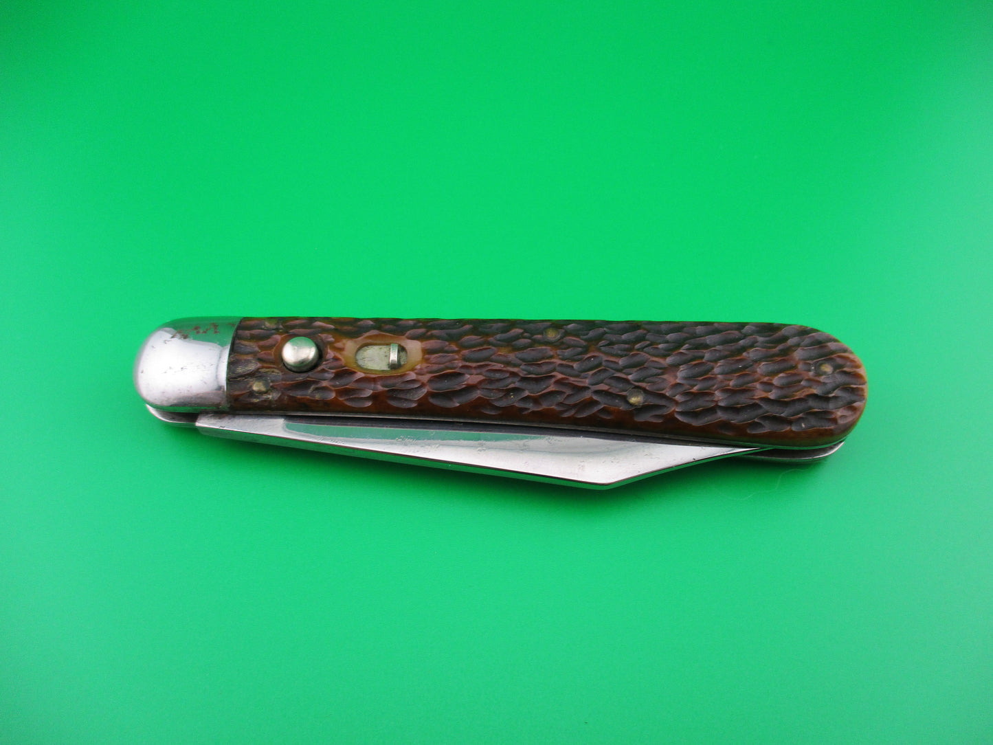 z SCHRADE CUT CO Hunter Early 1543 3/4 Picked Bone switchblade knife