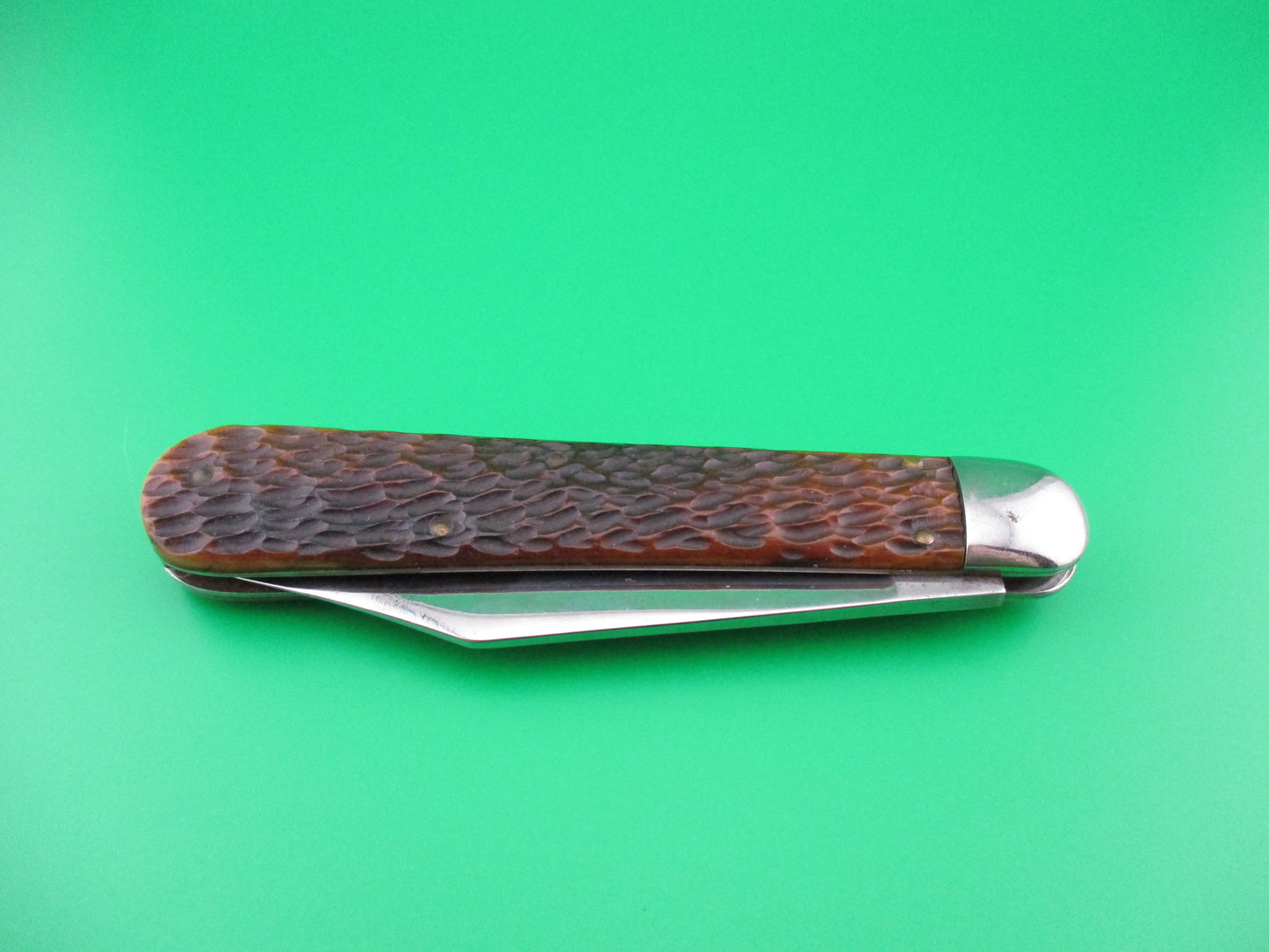 z SCHRADE CUT CO Hunter Early 1543 3/4 Picked Bone switchblade knife
