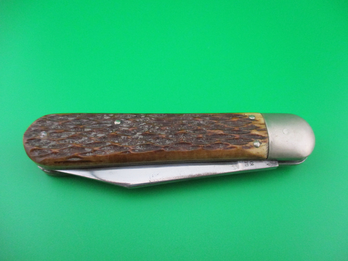 PRESTO Scout Jigged Bone Vintage switchblade knife