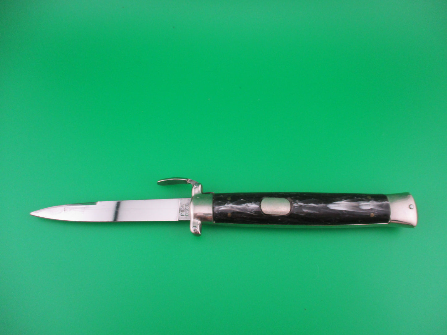 z WANDY INOX DEPOSE 21cm Italian 1960s Trapdoor flush button automatic knife