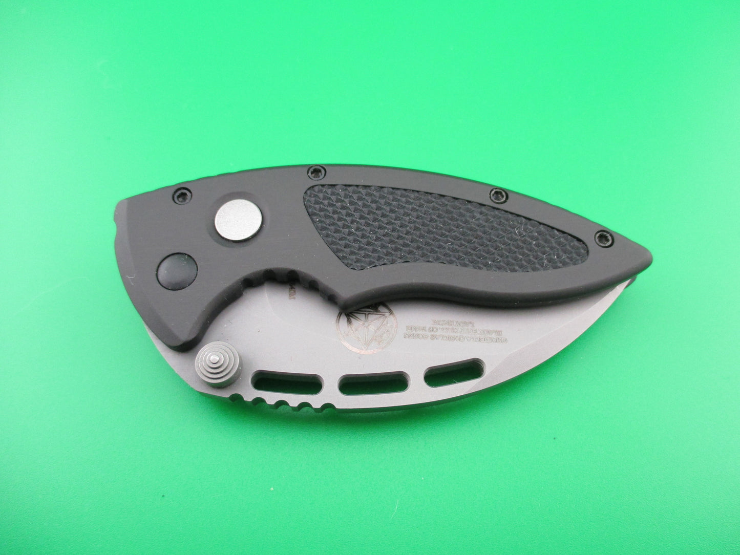 z Masters of Defense Graciella Casillas Boggs Black belt Ladyhawk automatic knife in box
