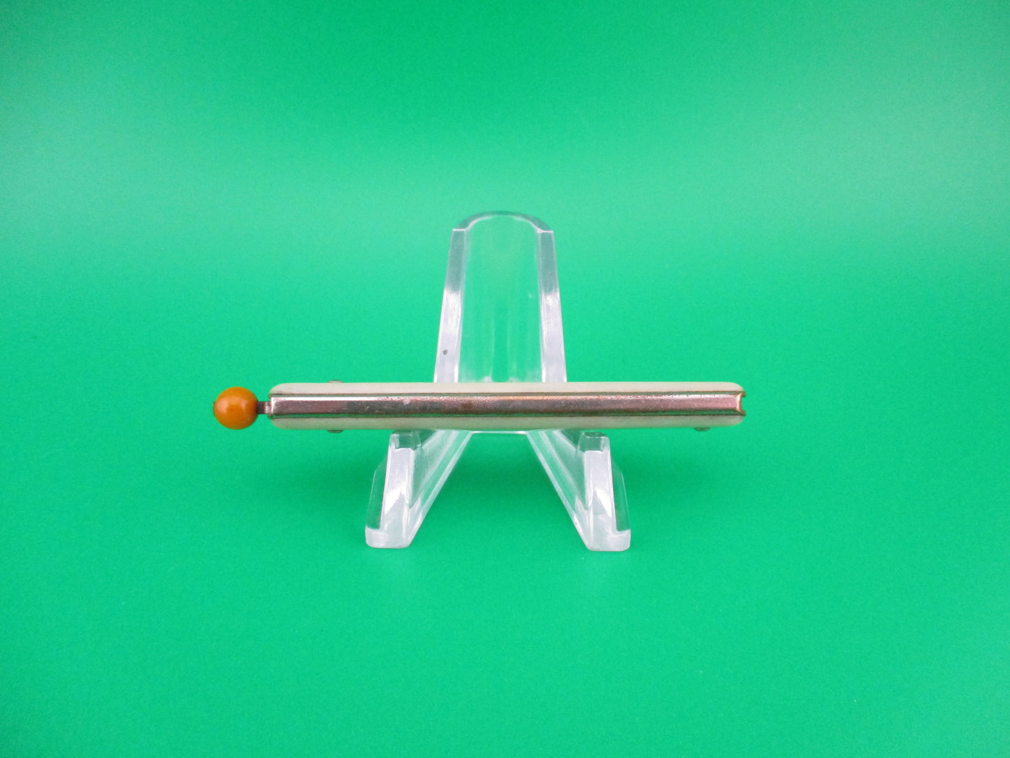 Remington R17 Pullball Onyx scales Orange pull automatic knife