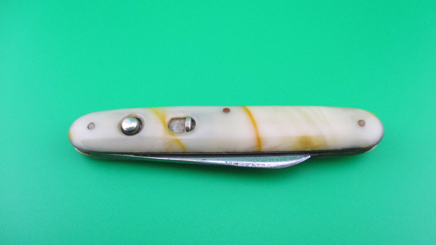 z SCHRADE CUT CO medium double Early Dreamsicle cell automatic knife