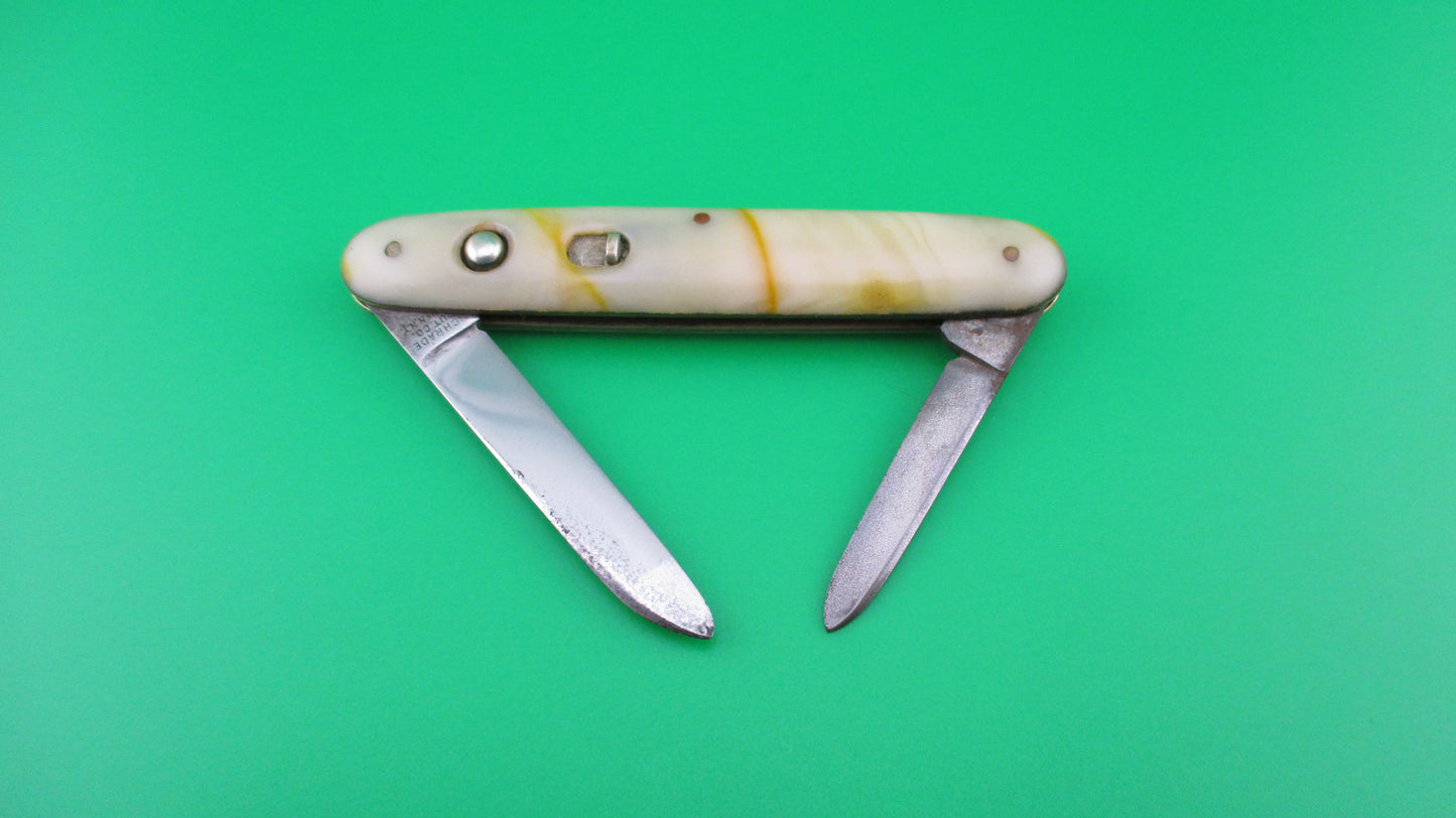 z SCHRADE CUT CO medium double Early Dreamsicle cell automatic knife