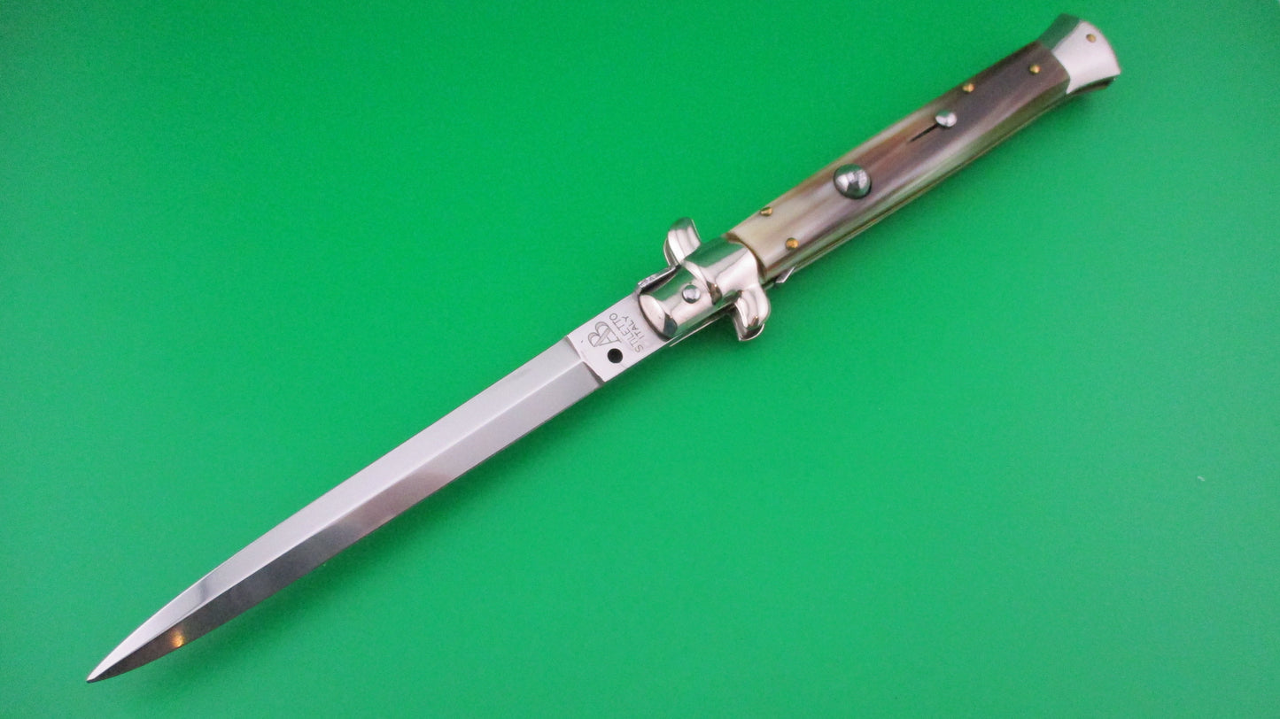 Z AB STILETTO ITALY 28cm Italian Dagger Blade Stiletto switchblade knife
