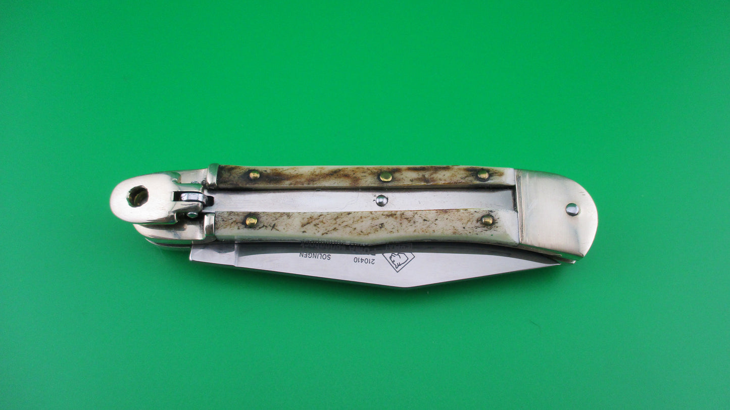 z PUMA 10cm 210410 SOLINGEN SPRINGBOCK GERMANY Stag Lever knife