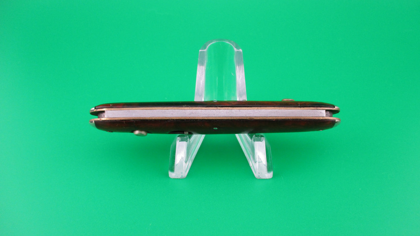 SHAPLEIGH HDW CO DE Medium double Cocobolo Tip bolster switchblade knife