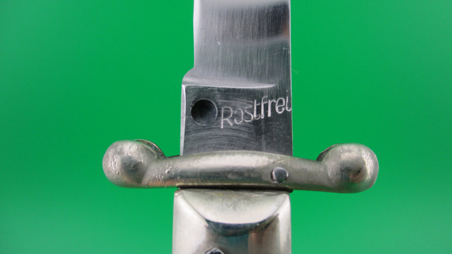 z Rostfrei (slant) 21cm Italian Swing Guard Stag automatic knife