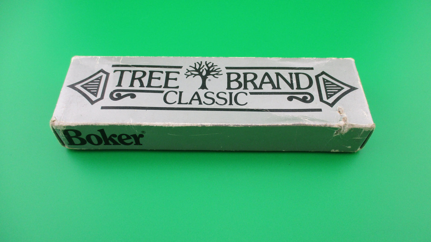 z BOKER SOLINGEN GERMANY STAINLESS TREE BRAND CLASSIC 712 Red bone knife