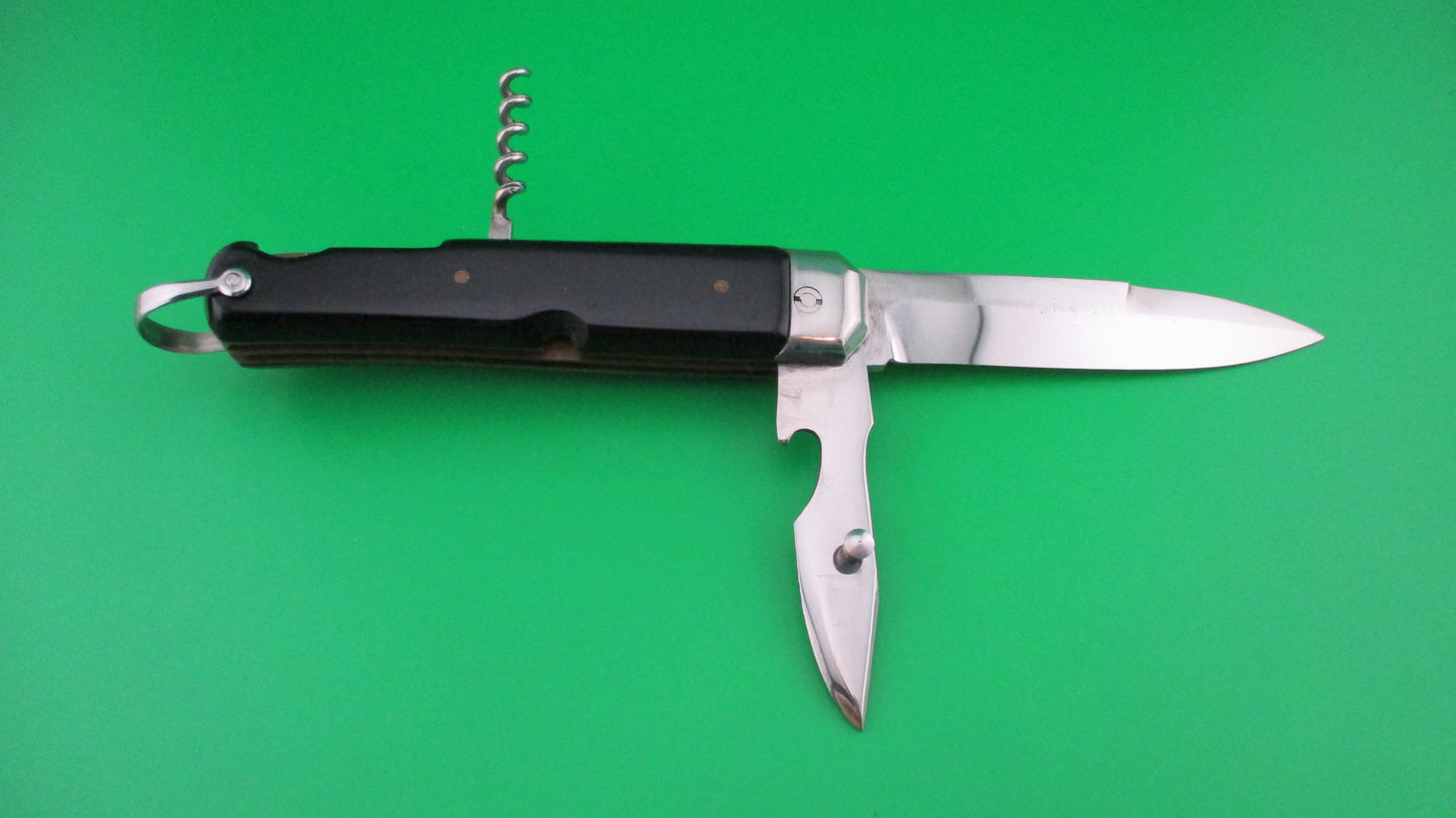 z BEGON INOX COULTEAU AUTOMATIQUE 21cm French 3 blade Camper Black switchblade knife