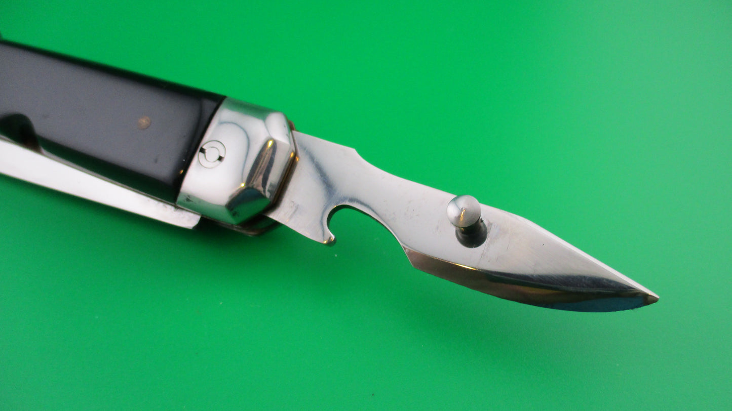 z BEGON INOX COULTEAU AUTOMATIQUE 21cm French 3 blade Camper Black switchblade knife