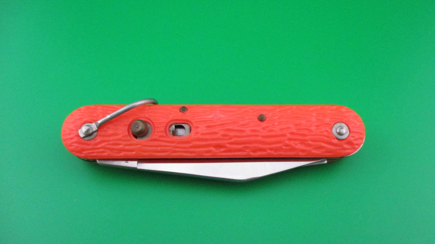 z Logan Smyth Venice FL MC1 Orange Paratrooper automatic knife New Old Stock