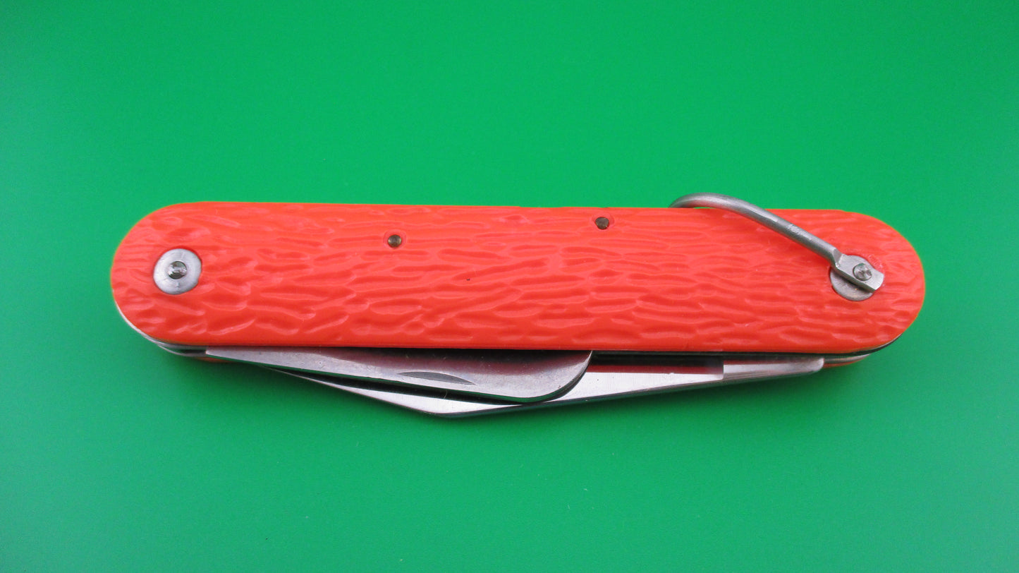 z Logan Smyth Venice FL MC1 Orange Paratrooper automatic knife New Old Stock