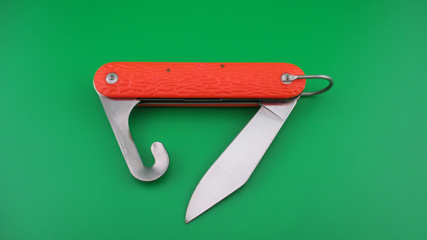 z Logan Smyth Venice FL MC1 Orange Paratrooper automatic knife New Old Stock