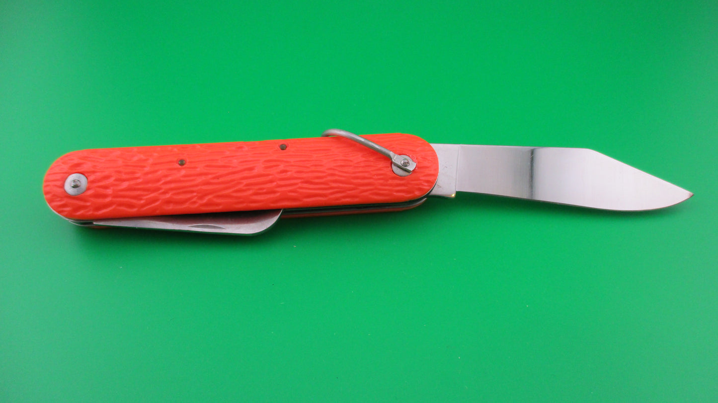 z Logan Smyth Venice FL MC1 Orange Paratrooper automatic knife New Old Stock