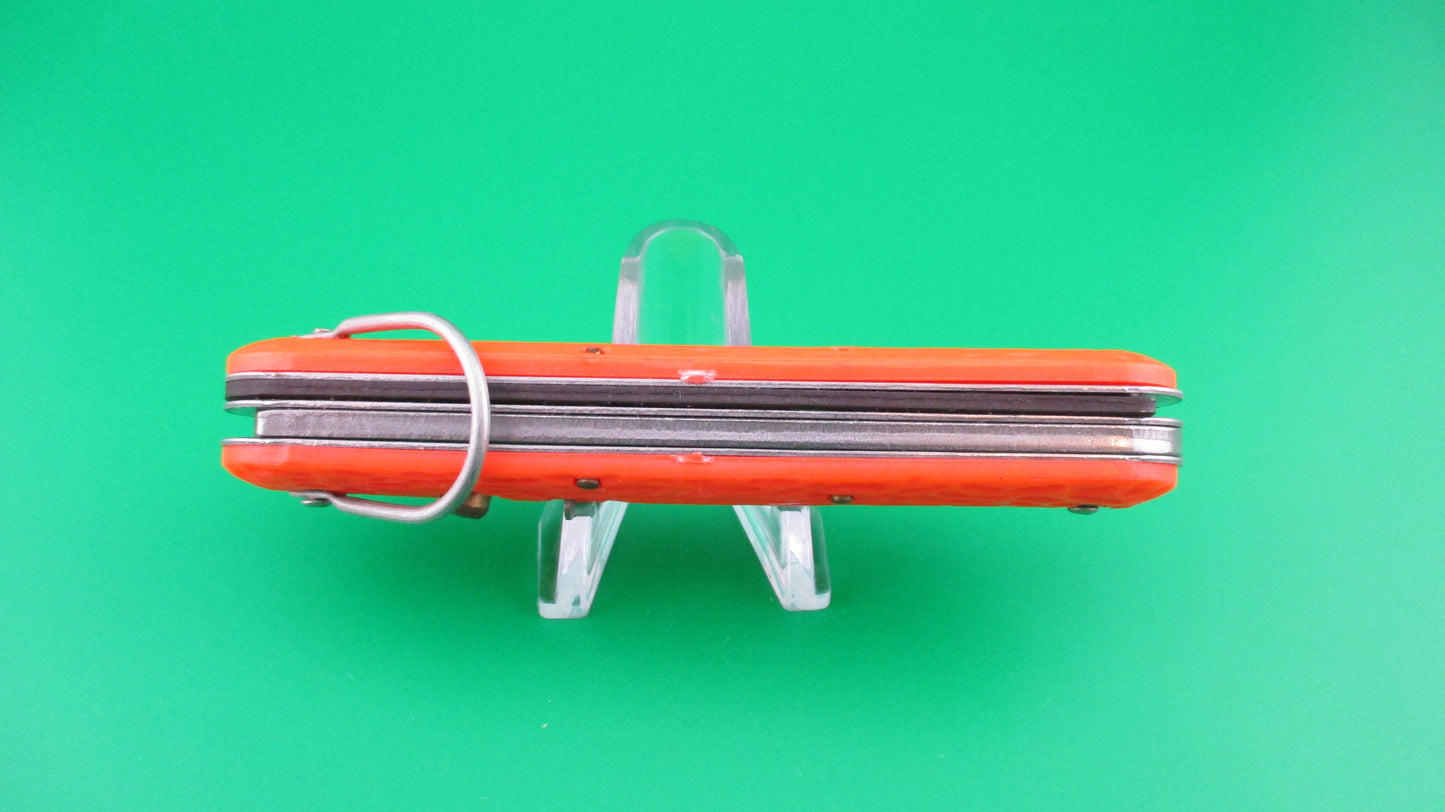 z Logan Smyth Venice FL MC1 Orange Paratrooper automatic knife New Old Stock