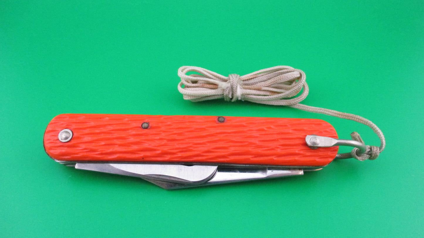 z Schrade Walden vintage MC1 Orange military paratrooper switchblade