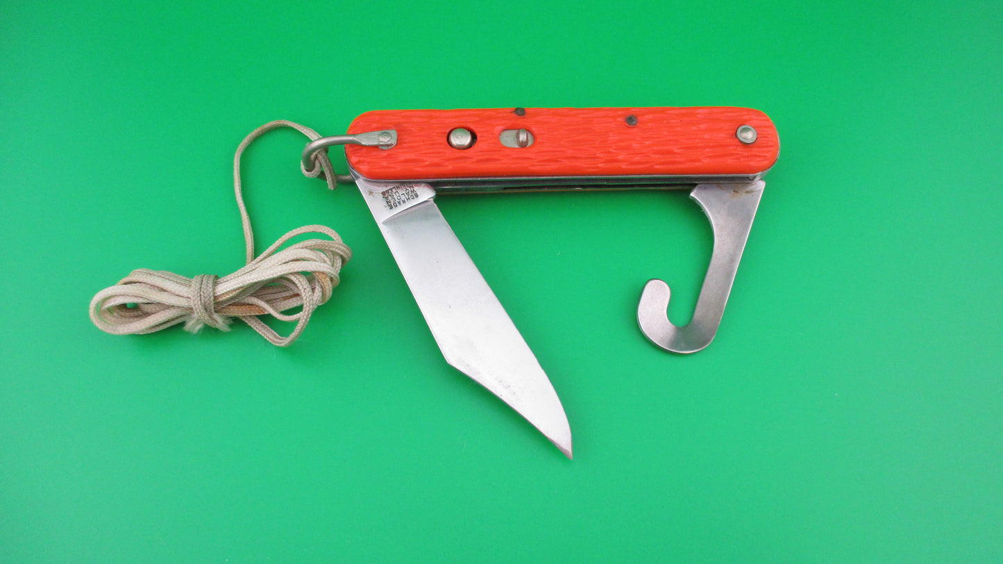 z Schrade Walden vintage MC1 Orange military paratrooper switchblade