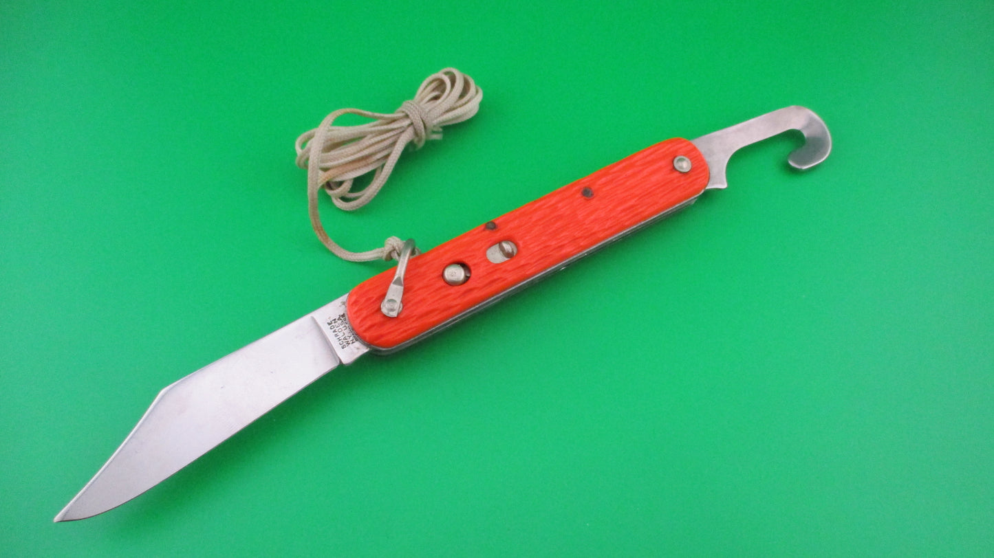 z Schrade Walden vintage MC1 Orange military paratrooper switchblade