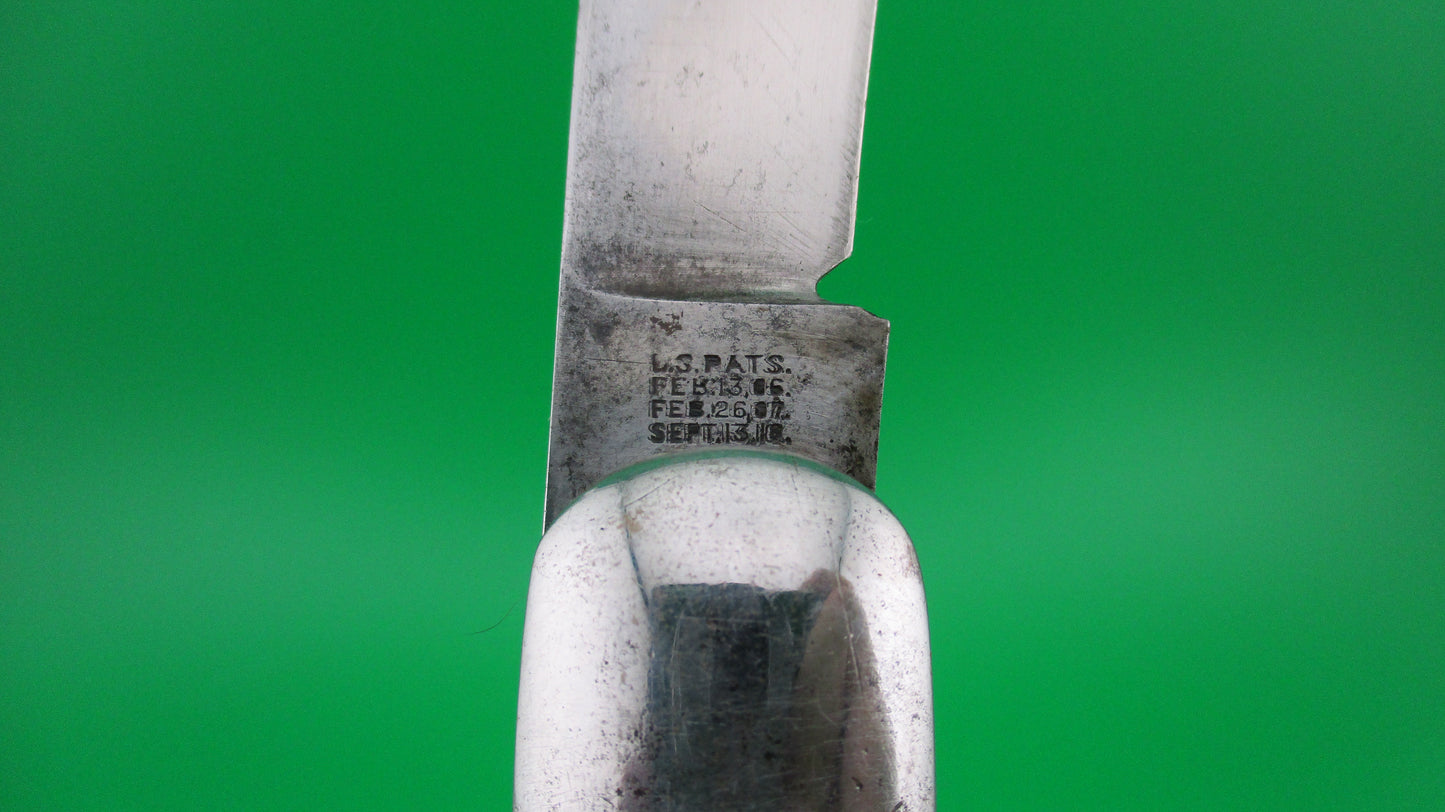 z SCHRADE CUT CO Hunter Early 1543 3/4 Picked Bone switchblade knife