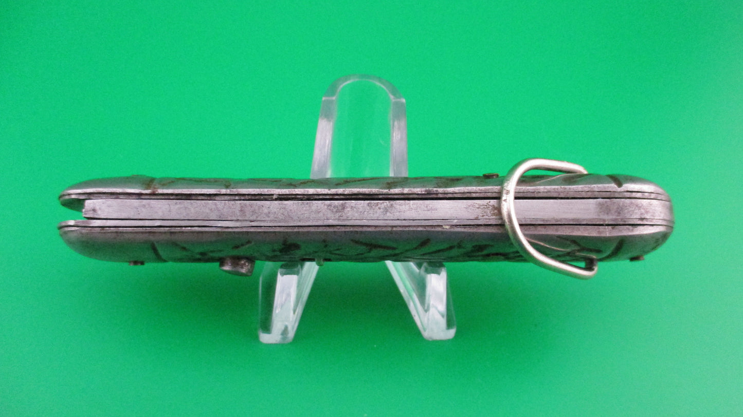 Edgemaster Paratrooper style 4 1/8" all metal automatic knife made in USA