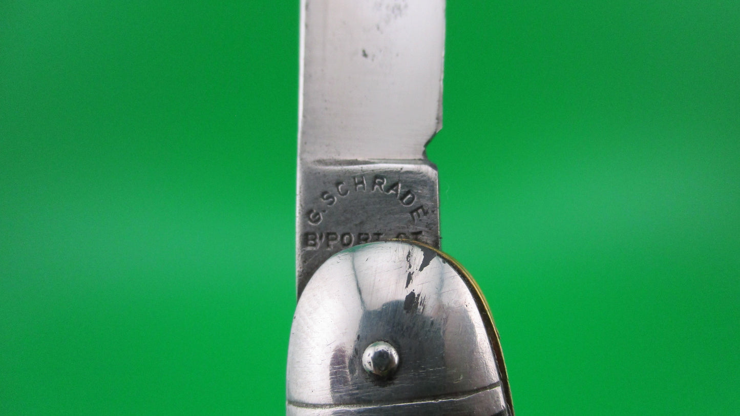 z PRESTO Cigar Jack All Metal single vintage American switchblade knife