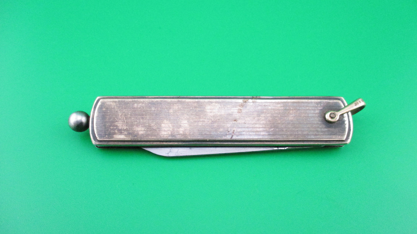 JCN CO Pullball 12K Gold filled Automatic knife w/ Pilot Wing emblem