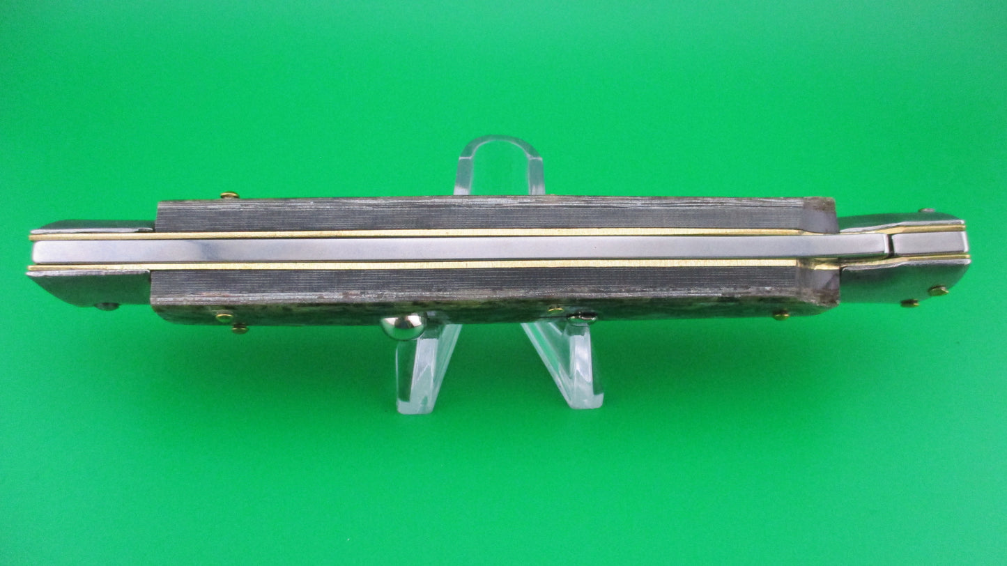 z FRANK B ITALY 28cm Italian Swing guards Abalone Dagger blade automatic knife