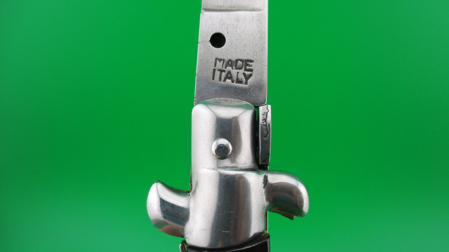 MADE ITALY 28cm Italian Swivel bolster horn automatic knife