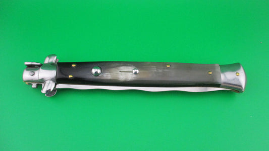 z OSK MADE IN ITALY 33cm Italian KRIS swivel bolster Brazilian horn switchblade knife