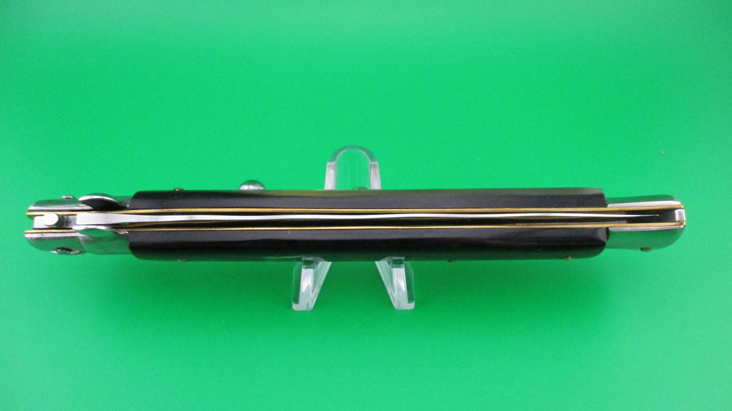 z OSK MADE IN ITALY 33cm Italian KRIS swivel bolster Brazilian horn switchblade knife
