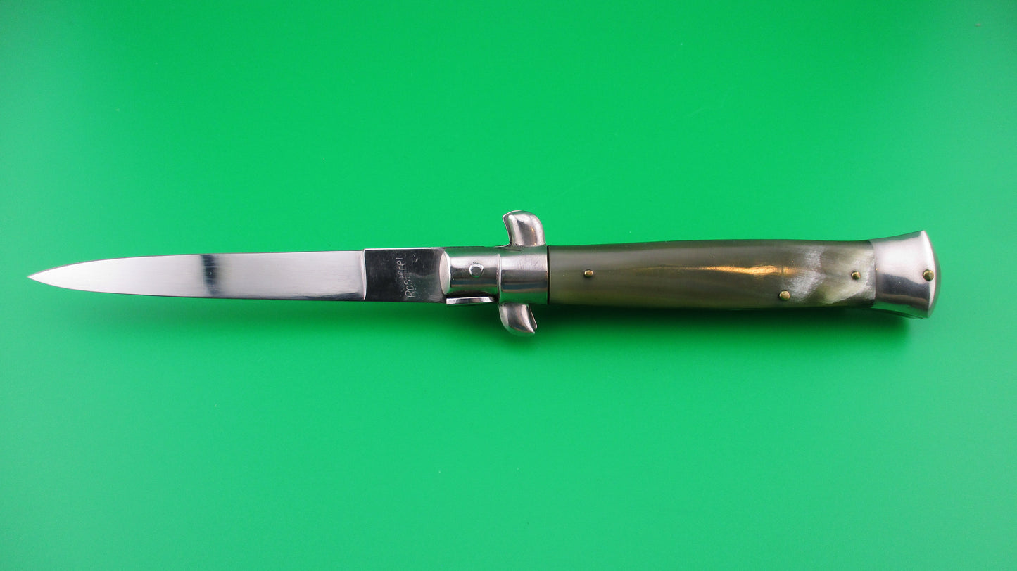 Rostfrei (slant) 20cm Italian transitional Stiletto vintage automatic knife