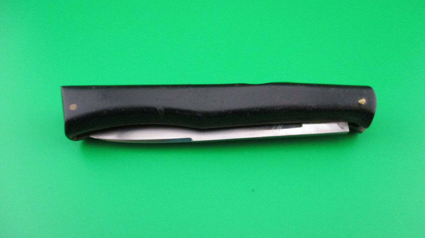 z INOX PATENT 18cm Italian Ackermannchen style Black automatic knife