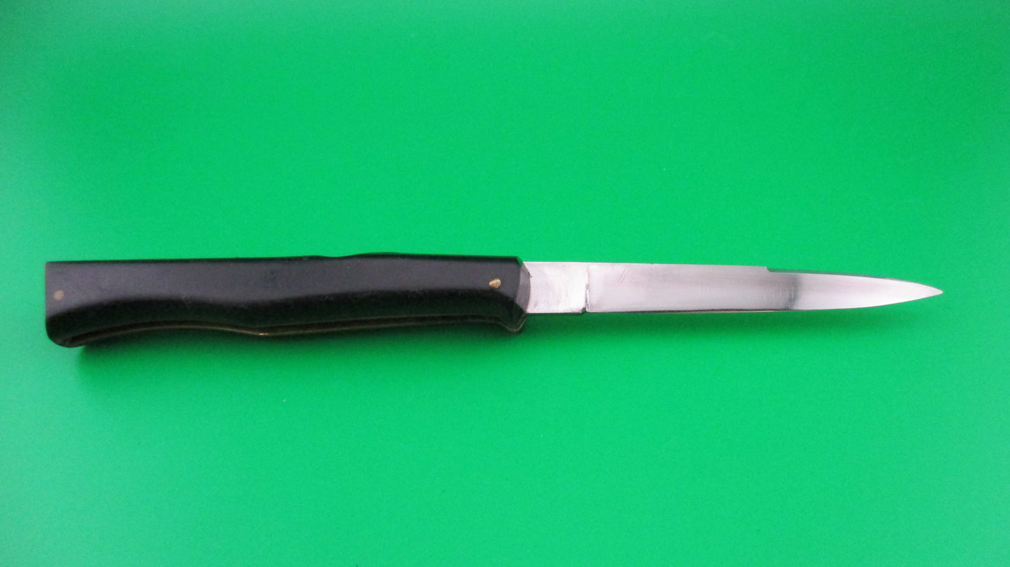 z INOX PATENT 18cm Italian Ackermannchen style Black automatic knife