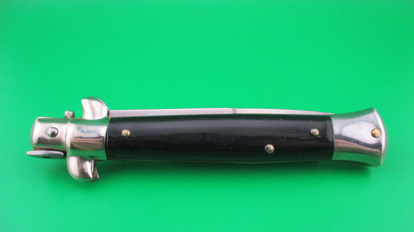 z ITALY INOX 22cm Italian Stiletto Swivel bolster vintage automatic knife