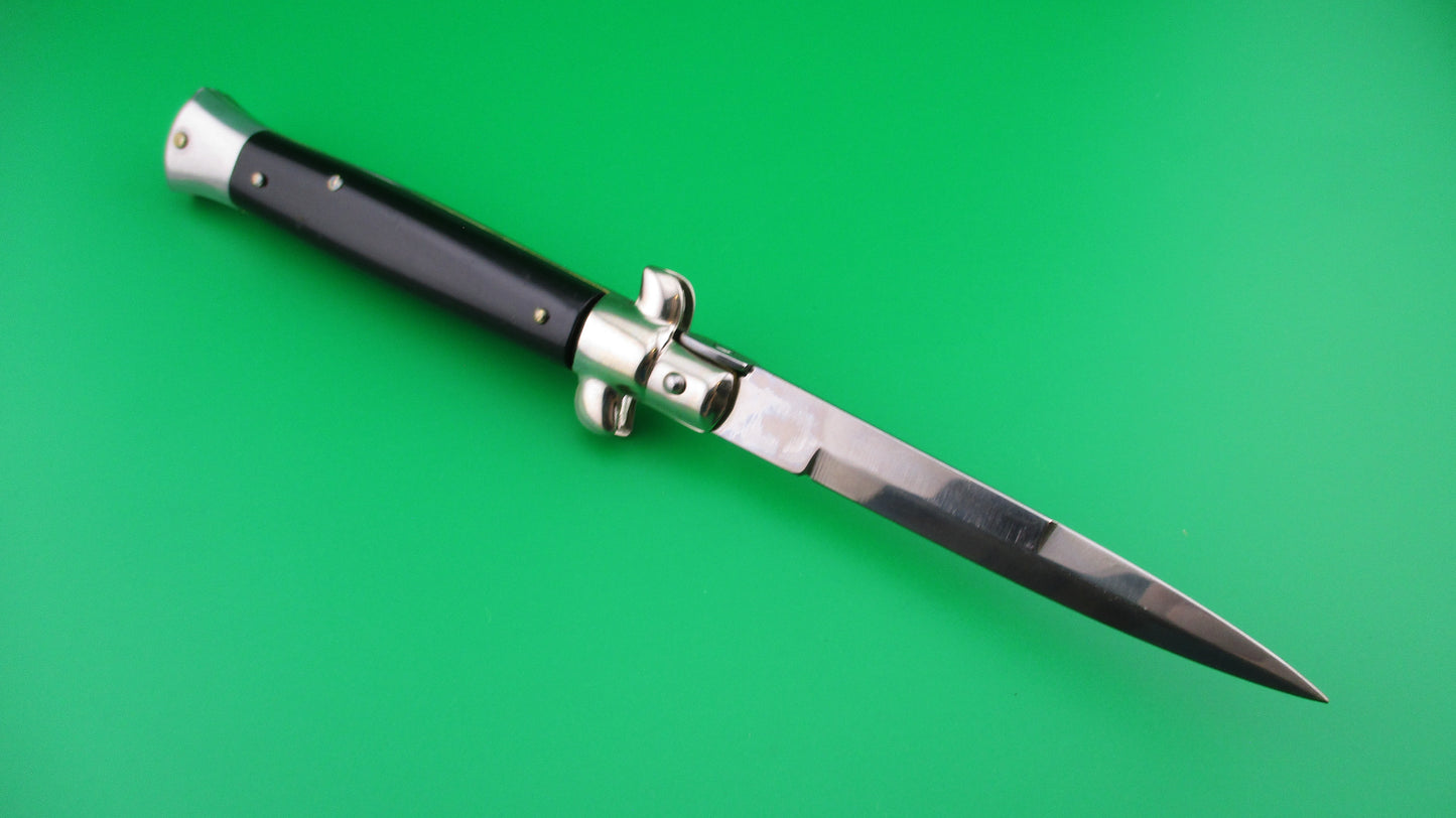 z ITALY INOX 22cm Italian Stiletto Swivel bolster vintage automatic knife